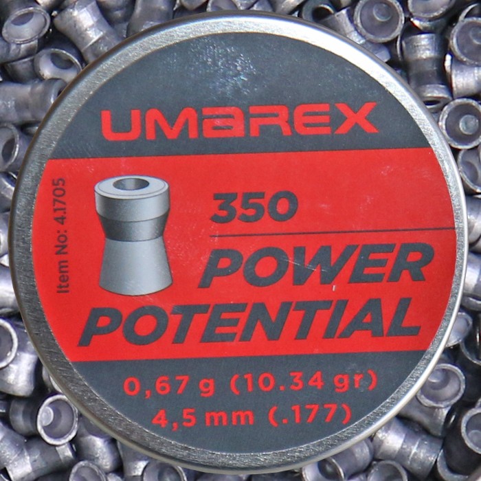 Umarex 350 pieces Power Potential Diabolo hollow point caliber 4.5 mm